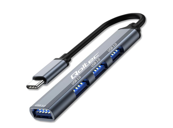 HUB adapter USB-C 3.1 4w1 | USB 3.0 | 3x USB 2.0
