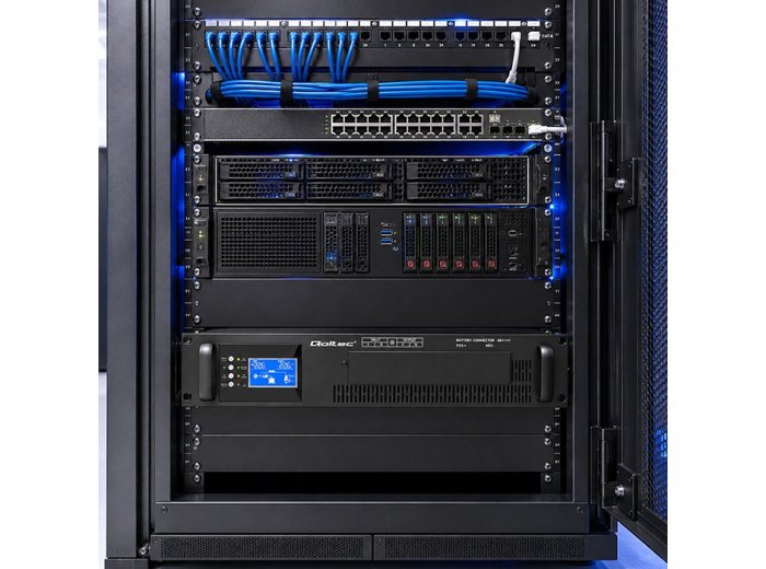 UPS Pure Sine Wave do RACK | 3kVA | 3000W | PF1.0 | LCD | EPO | USB | On-line