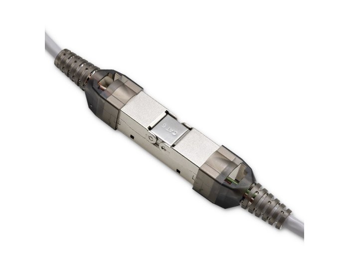 Wtyk RJ45 beznarzędziowy STP | CAT6 | JACK PIN | T568B | T568A