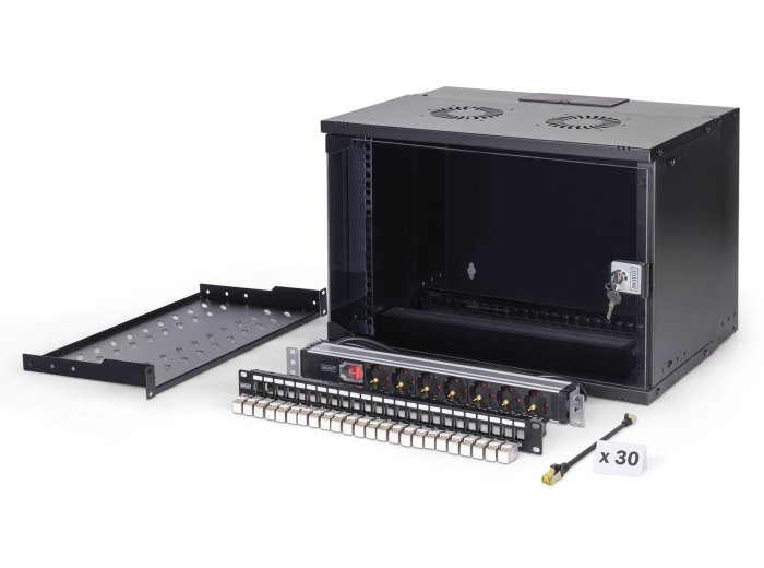 Digitus Zestaw sieciowy SOHO Pro, 483 mm (19") - 7U, 540 x 400 mm (szer. x gł.)