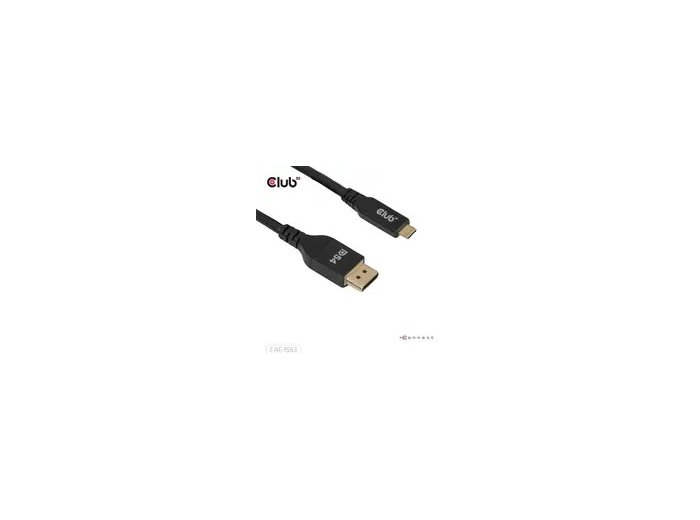 CLUB3D CAC-1563 adapter kablowy 2 m USB Type-C DisplayPort Czarny