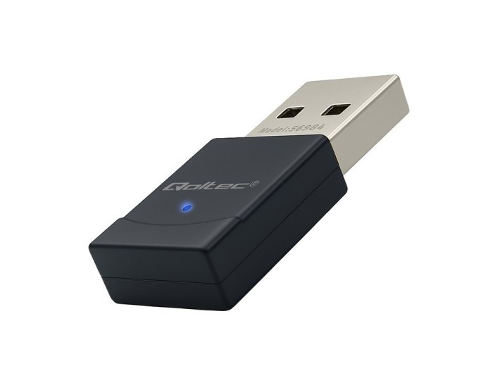 Bezprzewodowy mini Adapter Wi-Fi 6 | Standard AX | Bluetooth 5.4 | USB | 900Mbps
