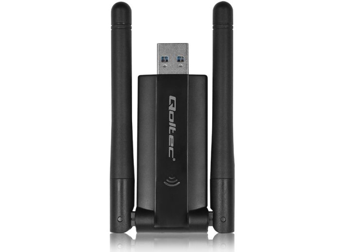 Szybki bezprzewodowy adapter USB DUAL Wi-Fi 2 x 2dBi | Standard AC | USB 3.0 | 1200Mbps
