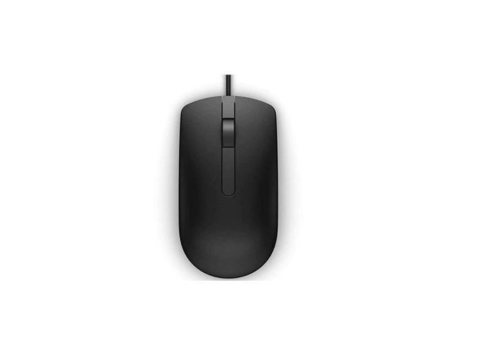 Mysz optyczna przewodowa USB MS116 czarna