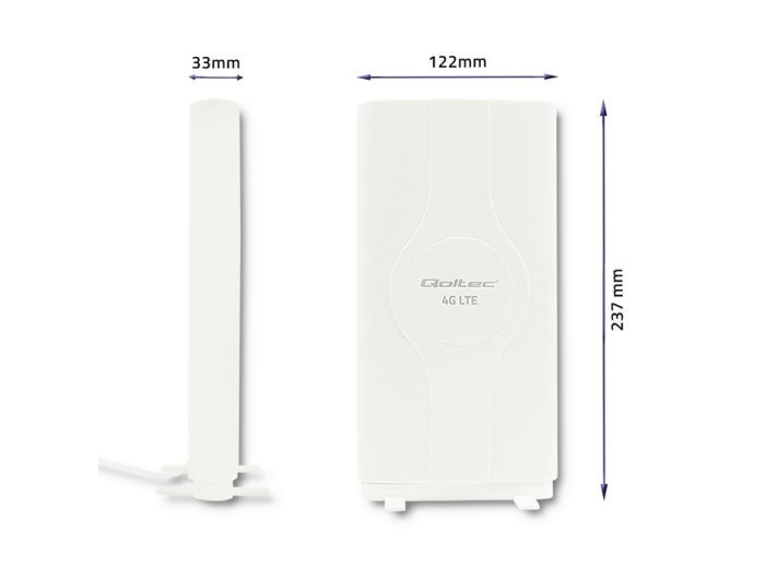 Antena 4G LTE dookólna | 2xSMA | 30dBi | Wewnętrzna