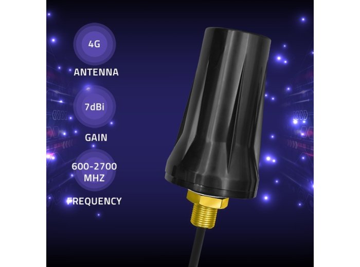 Antena 4G LTE DUAL | 7dBi | dookólna | Zewnętrzna