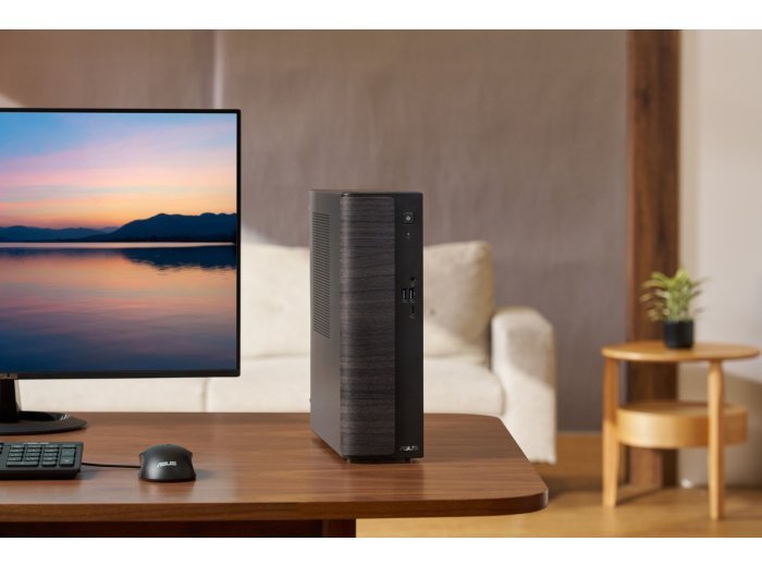 ASUS V500 SFF V501SV-07240H026W Intel Core 7 240H 16 GB DDR5-SDRAM 512 GB SSD Windows 11 Home PC Czarny, Drewno