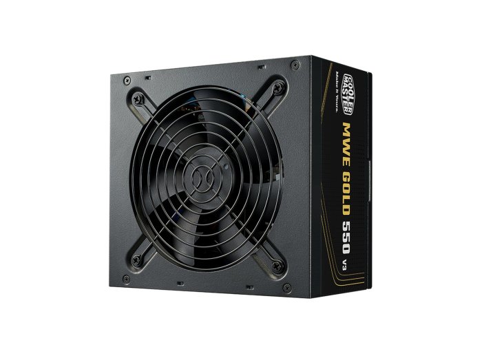 Cooler Master MWE Gold V3 ATX 3.1 Non-Modular moduł zasilaczy 550 W 24-pin ATX Czarny