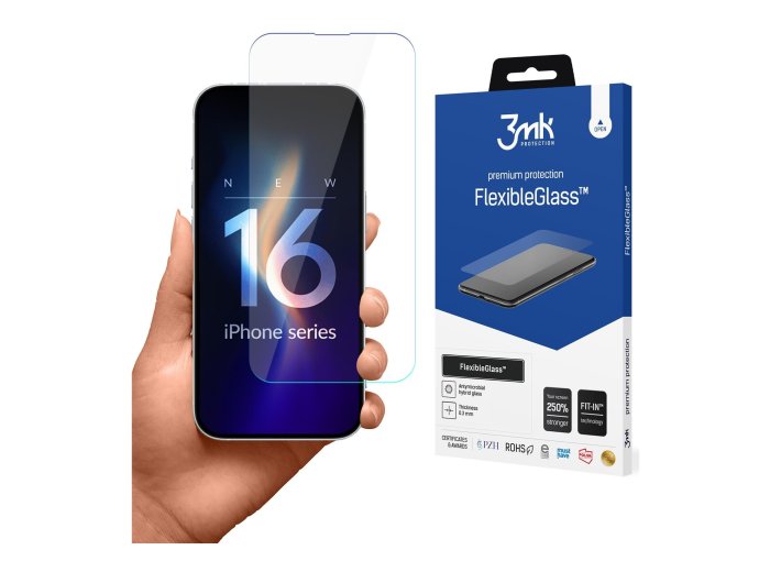 Szkło hybrydowe FlexibleGlass iPhone 16