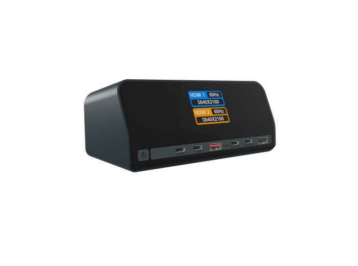 ICY BOX Heart Dock 2300 Przewodowa USB 3.2 Gen 2 (3.1 Gen 2) Type-C Antracyt
