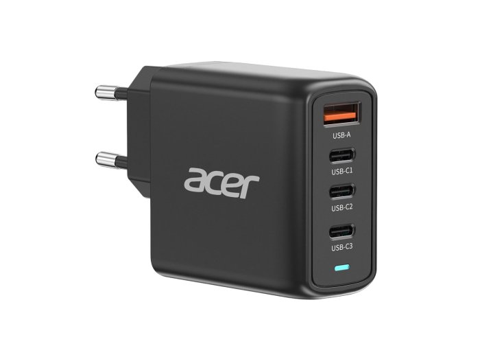 Acer ZL.ADTCC.00L ładowarka do urządzeń przenośnych Uniwersalne Czarny Prąd przemienny Szybkie ładowanie Wewnętrzna