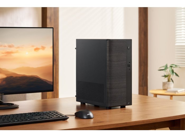 ASUS V700 Mini Tower VM701MG-OR7445039W Copilot+ PC AMD Ryzen AI 7 445 16 GB DDR5-SDRAM 512 GB SSD Windows 11 Home PC Czarny, Drewno