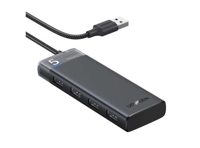 HUB USB-C CM653 1x USB-C 4x USB-A - szary