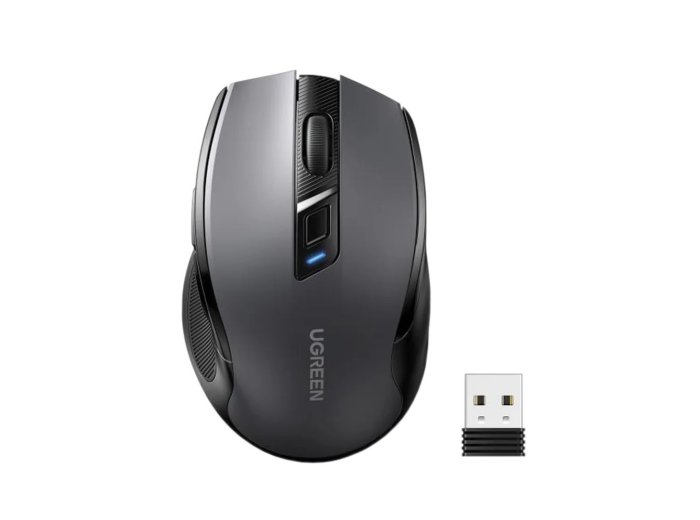 Mysz bezprzewodowa silent click MU006 - czarna