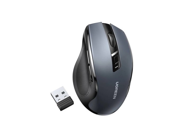 Mysz bezprzewodowa silent click MU006 - czarna