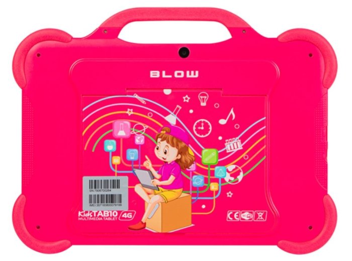 Tablet KidsTAB10 4G 4/64GB Różowe etui
