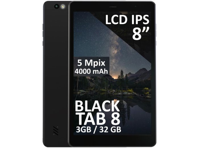 Tablet BlackTAB8 3/32GB 4G LTE 8 cali Czarny