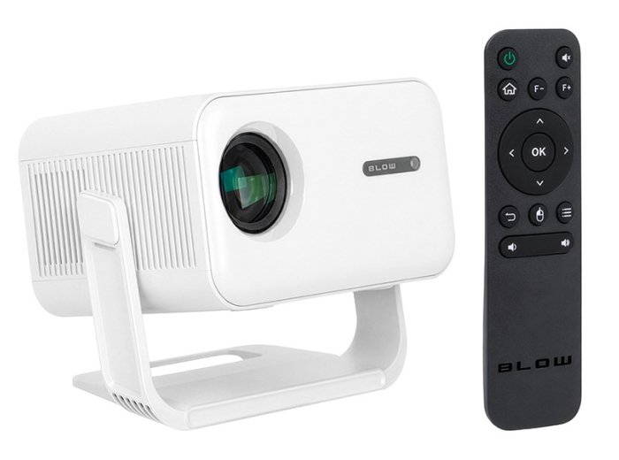 Projektor przenośny BLOW AndroidTV FullHD MaxView biały
