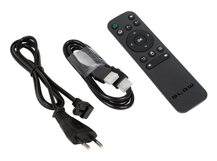 Projektor przenośny BLOW AndroidTV FullHD MaxView czarny