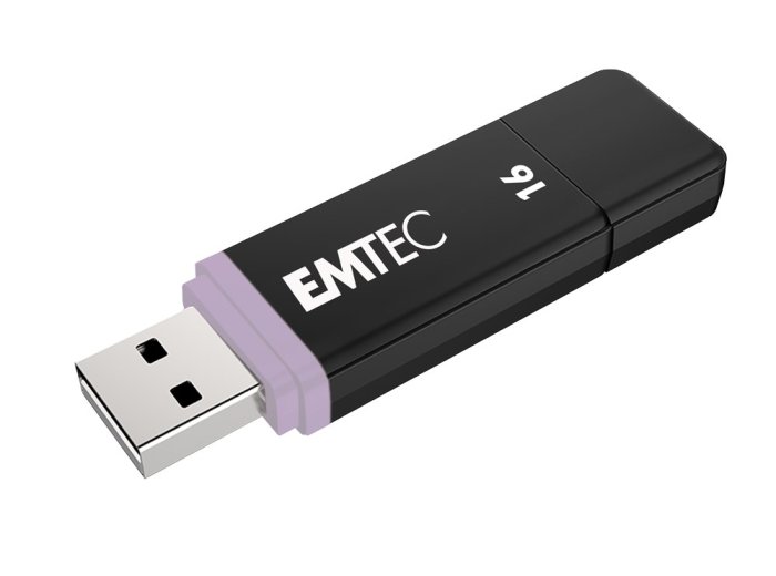 Emtec K100 pamięć USB 16 GB USB Typu-A 2.0 Czarny, Wielobarwny