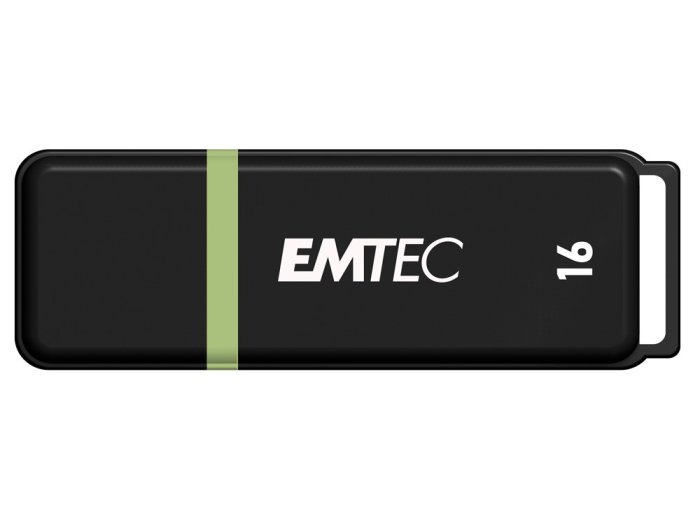 Emtec K100 pamięć USB 16 GB USB Typu-A 2.0 Czarny, Wielobarwny