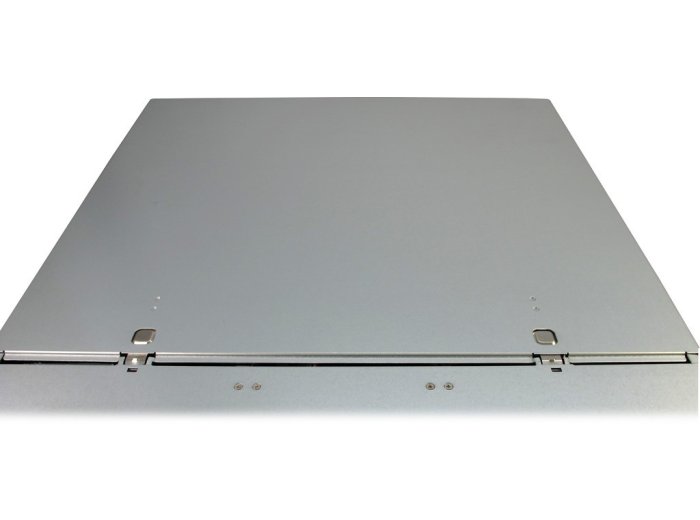 Inter-Tech IPC 2U-2408 Rack Czarny, Stal nierdzewna