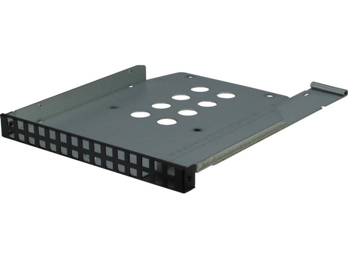 Inter-Tech IPC 2U-2408 Rack Czarny, Stal nierdzewna