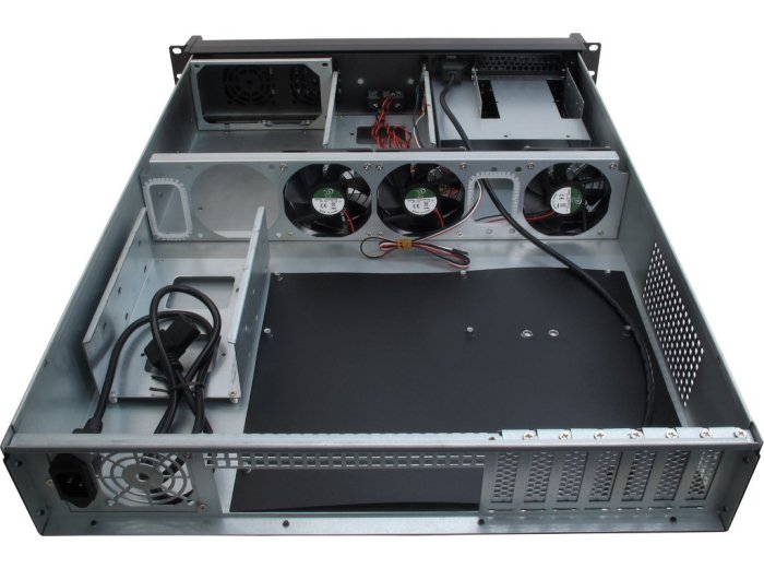 Inter-Tech IPC 2U-2098-SL Rack Czarny