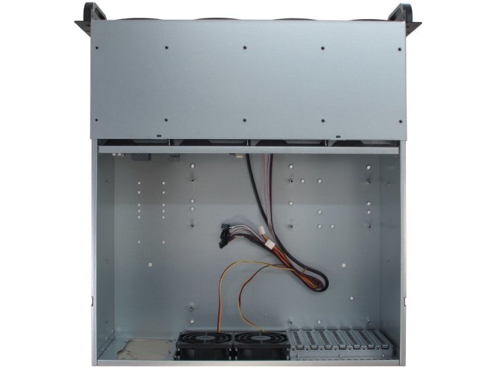 Inter-Tech 4U-4408 Rack Czarny, Srebrny