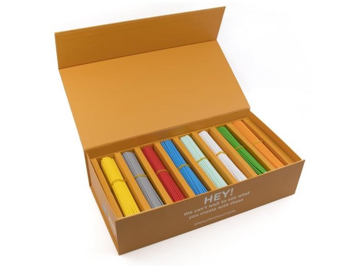 3Doodler Start EDU Plastik Niebieski, Cyjan, Zielony, Szary, Pomarańczowy, Czerwony, Biały, Żółty