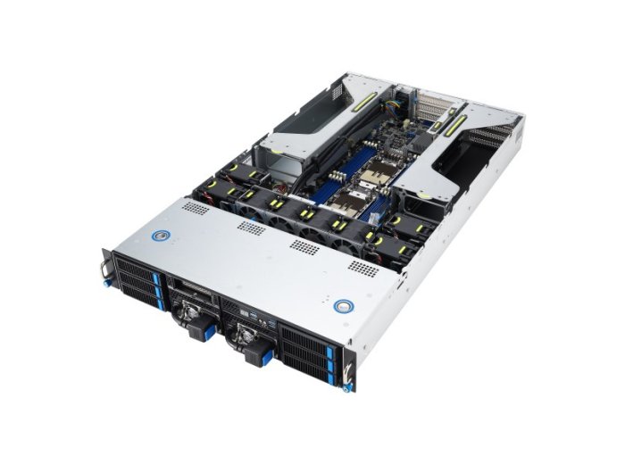 ASUS Rack 2U ESC4000A-E11-SKU1/2200W(1+1) AMD EPYC 1x LGA 4094 (SP3) 280W 8xDDR4 3200 8x3.5"/2.5" SATA/SAS*+2NVME 2 Intel i350 1Gb x2 4 Double Deck 7 1+1 2200W 80+ Platium (OUTLET)