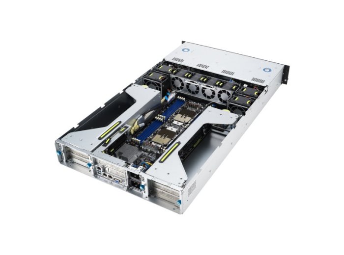 ASUS Rack 2U ESC4000A-E11-SKU1/2200W(1+1) AMD EPYC 1x LGA 4094 (SP3) 280W 8xDDR4 3200 8x3.5"/2.5" SATA/SAS*+2NVME 2 Intel i350 1Gb x2 4 Double Deck 7 1+1 2200W 80+ Platium (OUTLET)