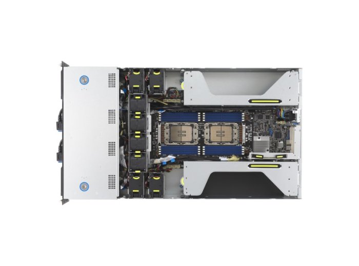 ASUS Rack 2U ESC4000A-E11-SKU1/2200W(1+1) AMD EPYC 1x LGA 4094 (SP3) 280W 8xDDR4 3200 8x3.5"/2.5" SATA/SAS*+2NVME 2 Intel i350 1Gb x2 4 Double Deck 7 1+1 2200W 80+ Platium (OUTLET)