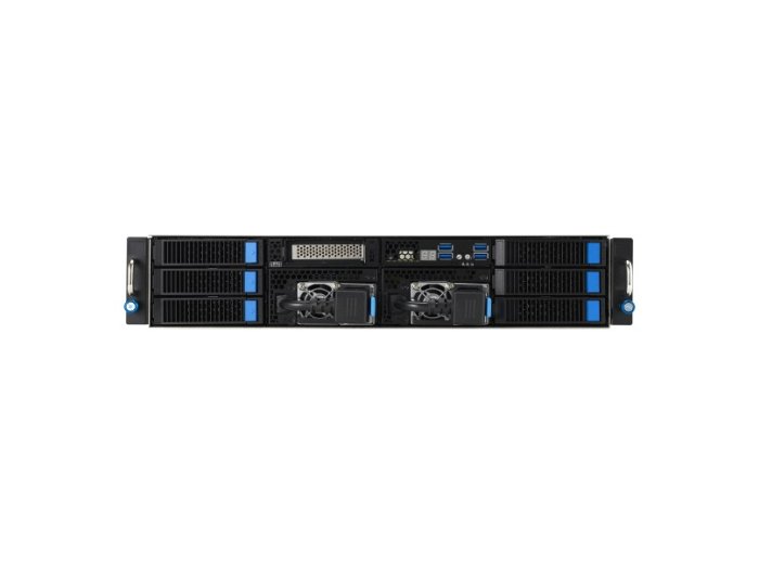 ASUS Rack 2U ESC4000A-E11-SKU1/2200W(1+1) AMD EPYC 1x LGA 4094 (SP3) 280W 8xDDR4 3200 8x3.5"/2.5" SATA/SAS*+2NVME 2 Intel i350 1Gb x2 4 Double Deck 7 1+1 2200W 80+ Platium (OUTLET)