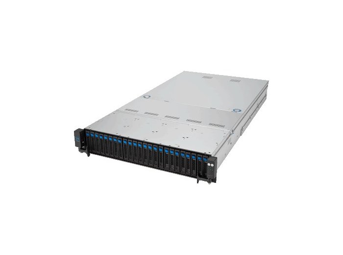 Platforma Asus Rack (2U) RS521A-E12-RS24U AMD Epyc 9005/9004 (16x NVMe/8x SATA HS, 2xM.2, 2x1Gbe, IPMI, 1+1 2000W)