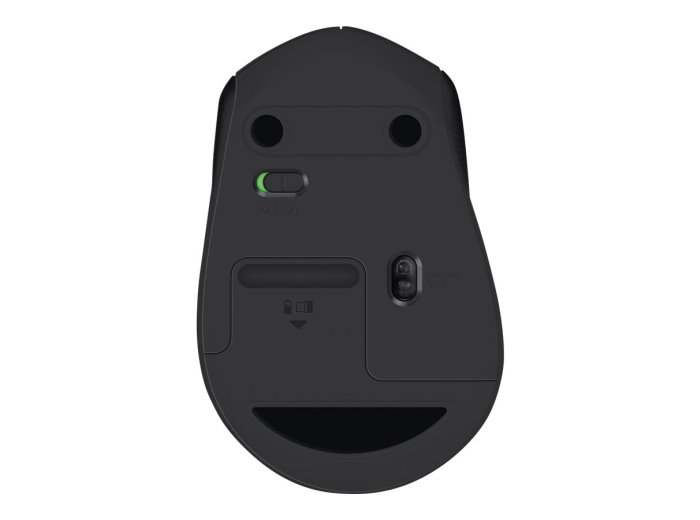 Mysz Logitech M330 910-004909 (USB 2.0; kolor czarny; optyczna)