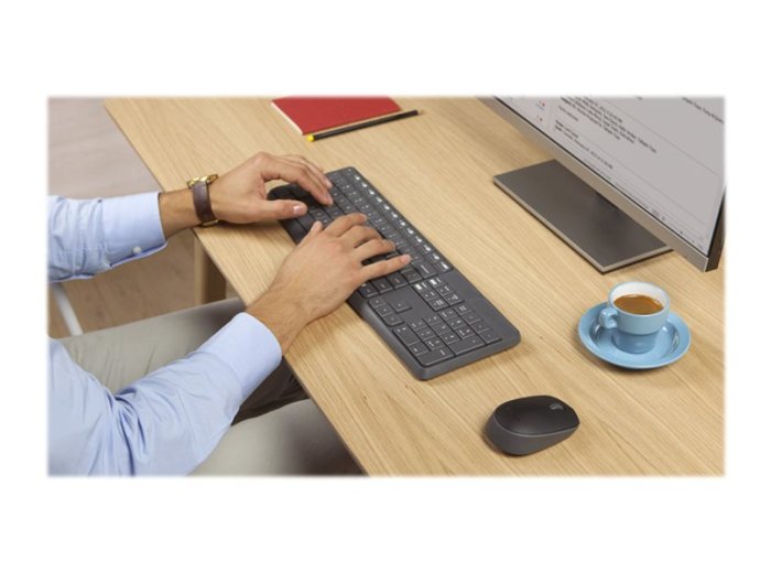 MK235 WIRELESS KEYBOARD / MOUSE/COMBO GREY-DEU-2.4GHZ-CENTRAL