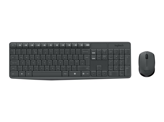 MK235 WIRELESS KEYBOARD / MOUSE/COMBO GREY-DEU-2.4GHZ-CENTRAL