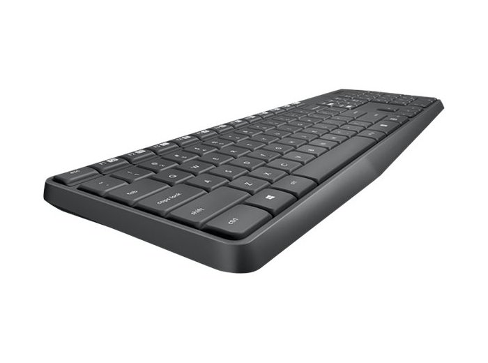 MK235 WIRELESS KEYBOARD / MOUSE/COMBO GREY-DEU-2.4GHZ-CENTRAL