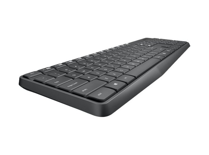 Logitech Klawiatura MK235 Wireless KBD+Mouse Grey CZ