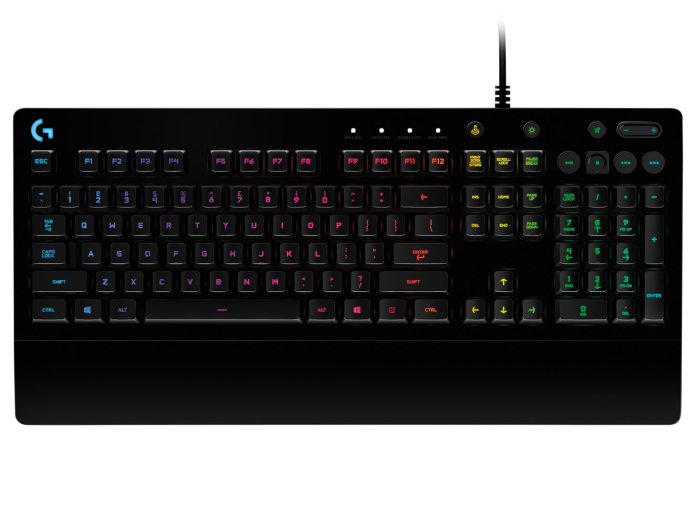 Klawiatura Logitech 920-008093 (mechaniczna; USB 2.0; (US); kolor czarny) (OUTLET)