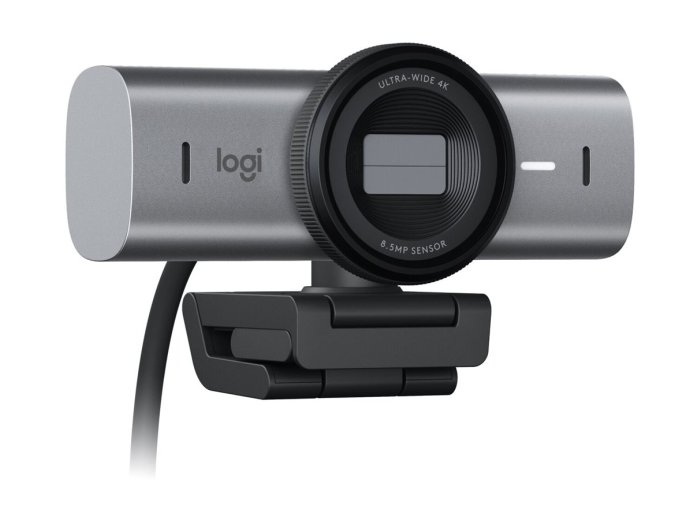 Kamera internetowa LOGITECH MX Brio UHD 4K 960-001559 Jasnoszary (Pale Grey)