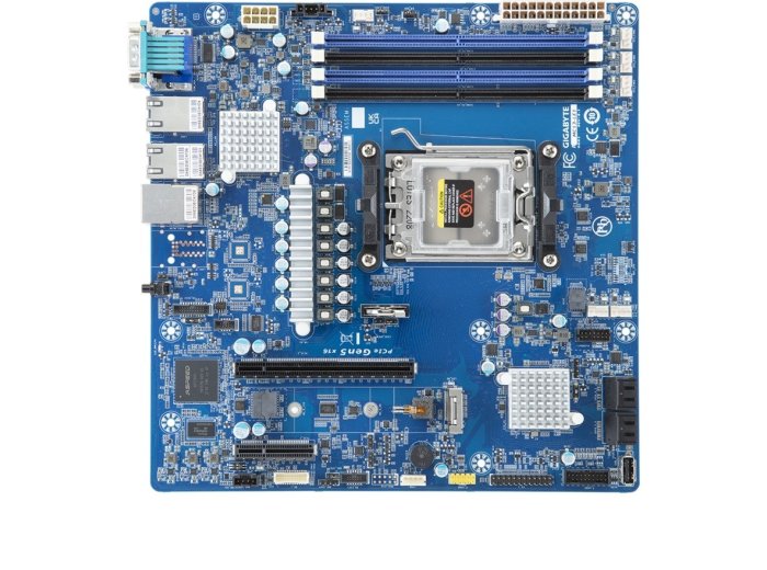 Płyta główna Gigabyte MC13-LE1 1x AM5 AMD Epyc 4004/Ryzen 7000 B650E (4xDIMM, 4x SATA, 1xM.2, 2x10Gbe, IPMI, mATX)