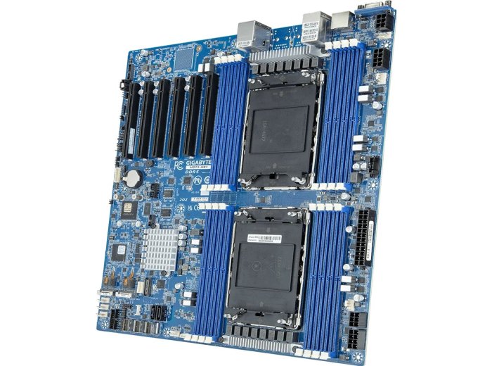 Płyta główna Gigabyte MS73-HB1 2x LGA4677 Intel Xeon Scalable 4/5gen C741 (16x DIMM, 3x SlimSAS (12x SATA), 2xM.2, 2x1Gbe, IPMI, E-ATX)