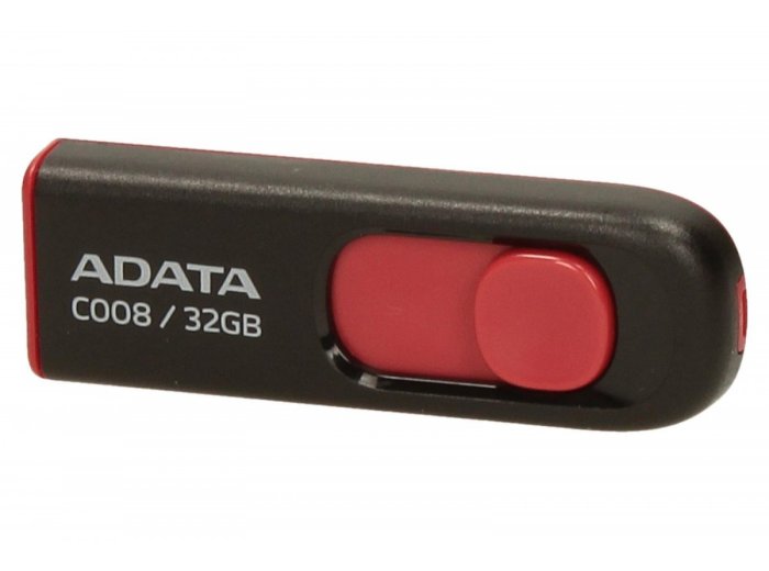 Pendrive DashDrive Classic C008 32GB USB2.0 czarno-czerwone