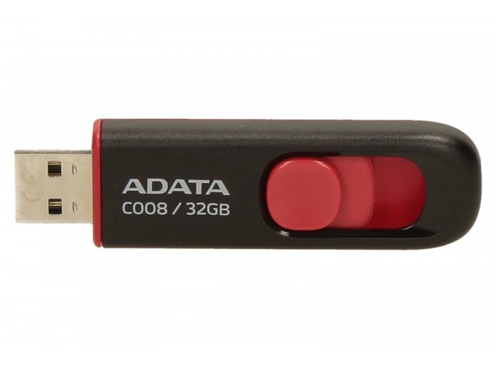 Pendrive DashDrive Classic C008 32GB USB2.0 czarno-czerwone