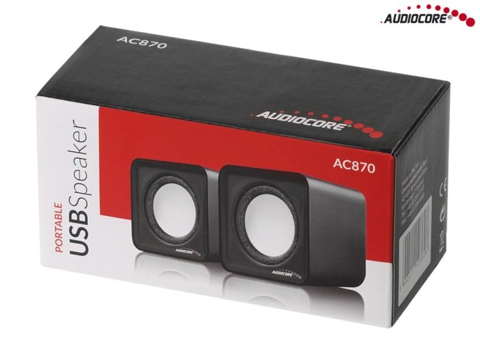 Głośniki komputerowe 6W USB AC870R