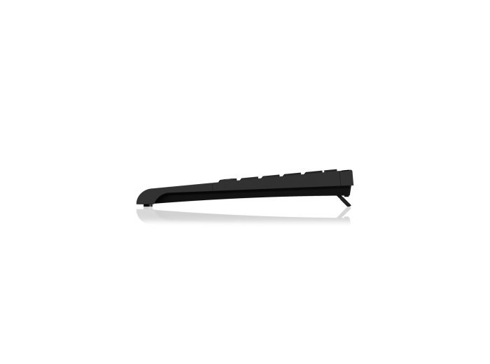 KeySonic ACK-540U+ (UK) klawiatura Biuro USB QWERTY British English Czarny