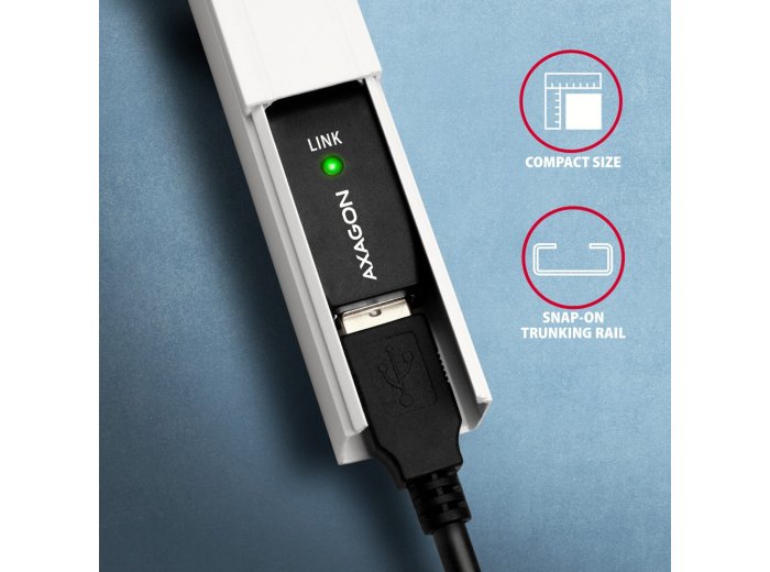 ADR-205 USB 2.0 A-M -> A-F aktywny kabel przedłużacz/wzmacniacz 5m