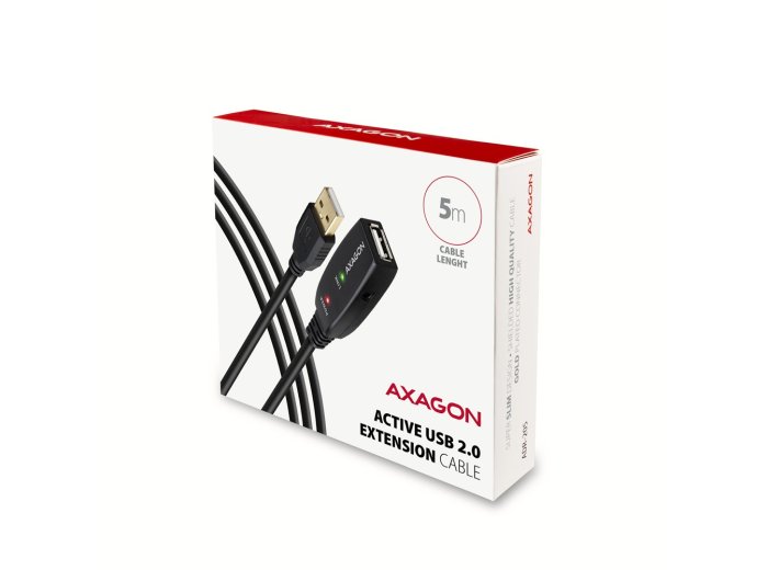 ADR-205 USB 2.0 A-M -> A-F aktywny kabel przedłużacz/wzmacniacz 5m